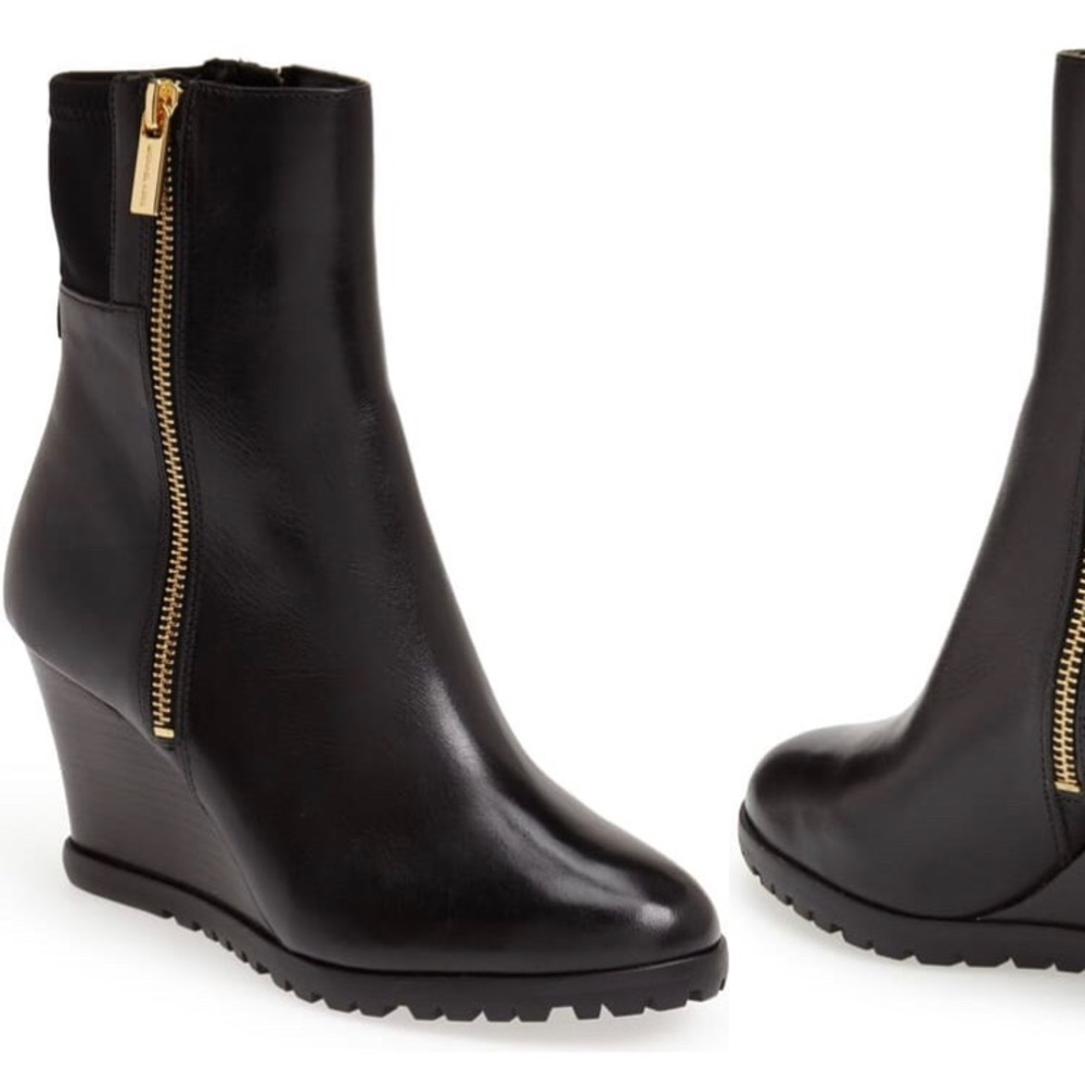 Michael Kors Aileen Wedge Boots- NEW in box!